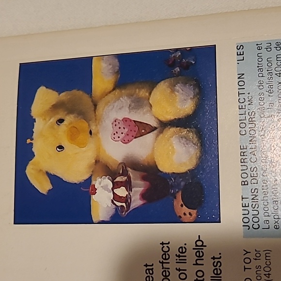 Care Bear Cousins Treat Heart Pig Butterick Sewing Pattern 3375 Stuffed Toy - Picture 4 of 6